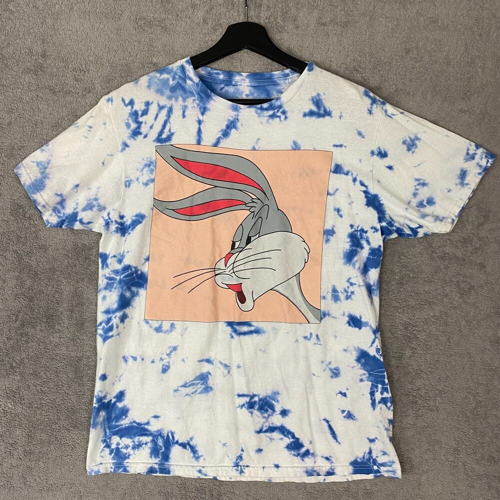 Bugs Bunny Meme Shirt Men S Looney Tunes Blue Tie Dye Funny Sarcastic No
